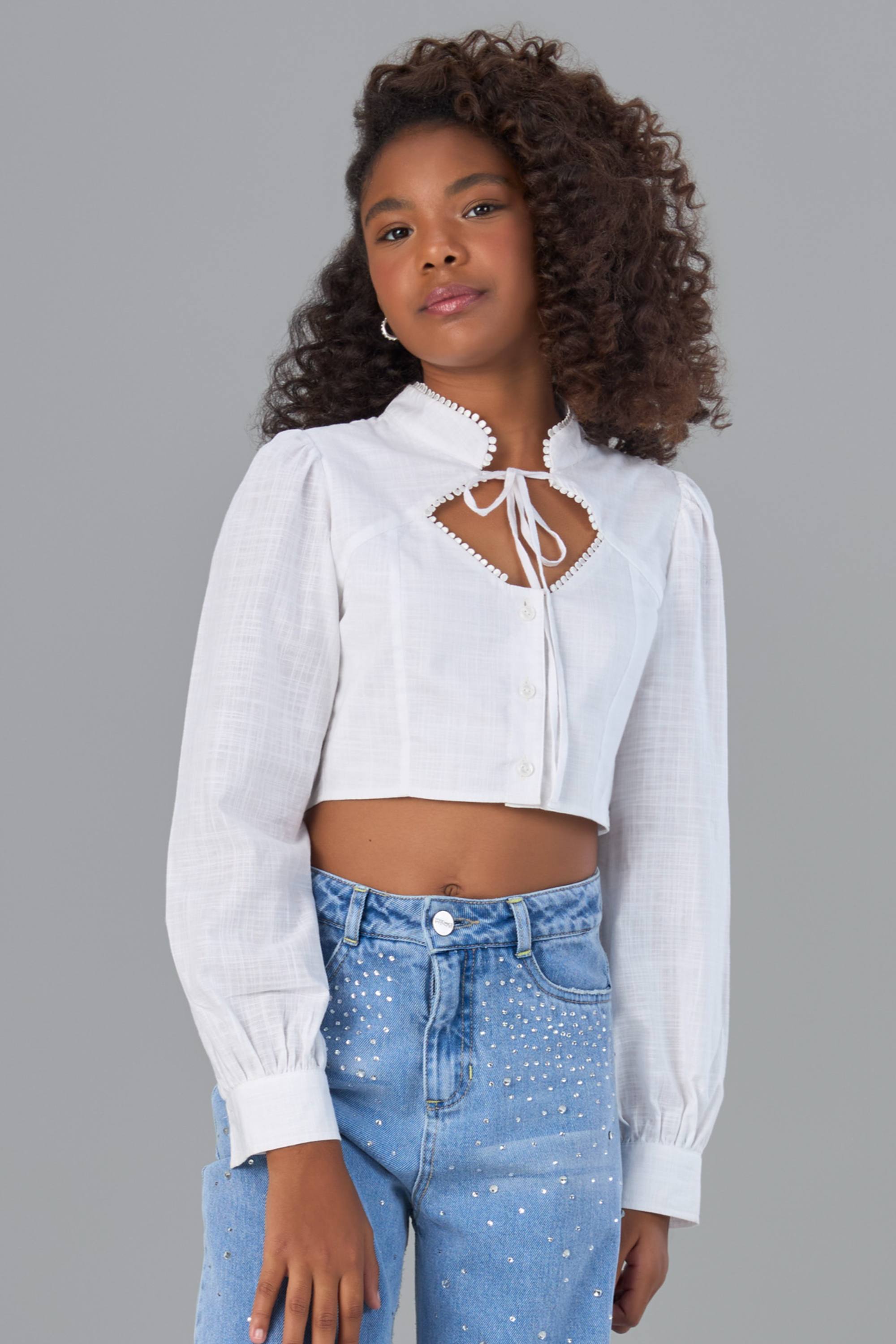 Blusa Juvenil Vanilla Cream Pink Mood