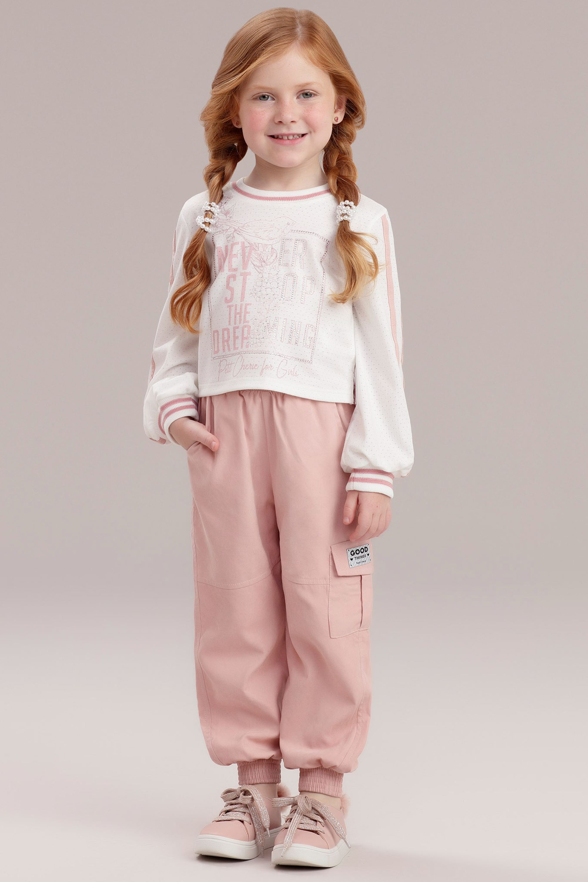 PIECES dam blus PCFIONA - High Risk Red Bright White main image 1