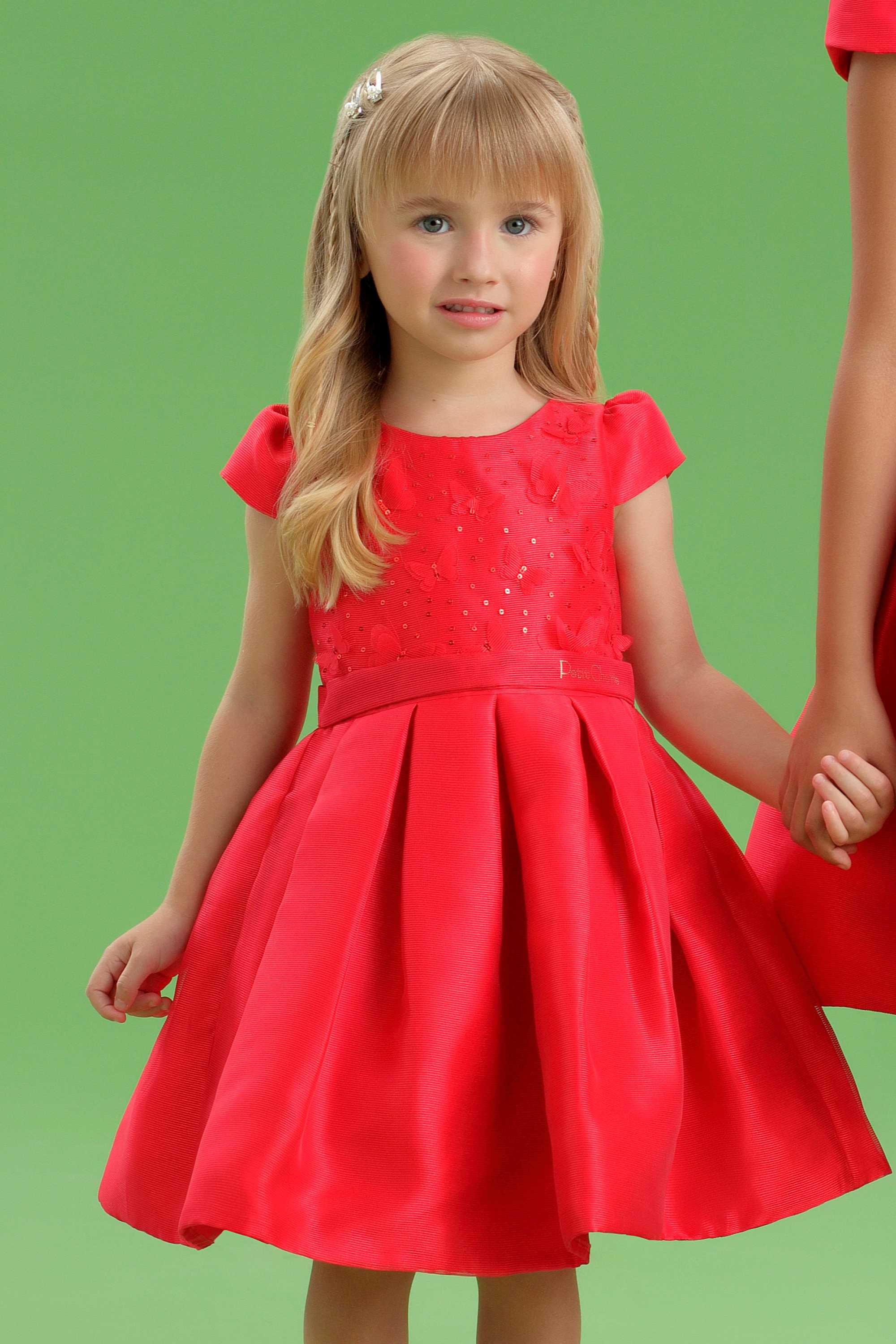 Vestido Natal Infantil Vestido Petit Cherie Vestido Infantil De