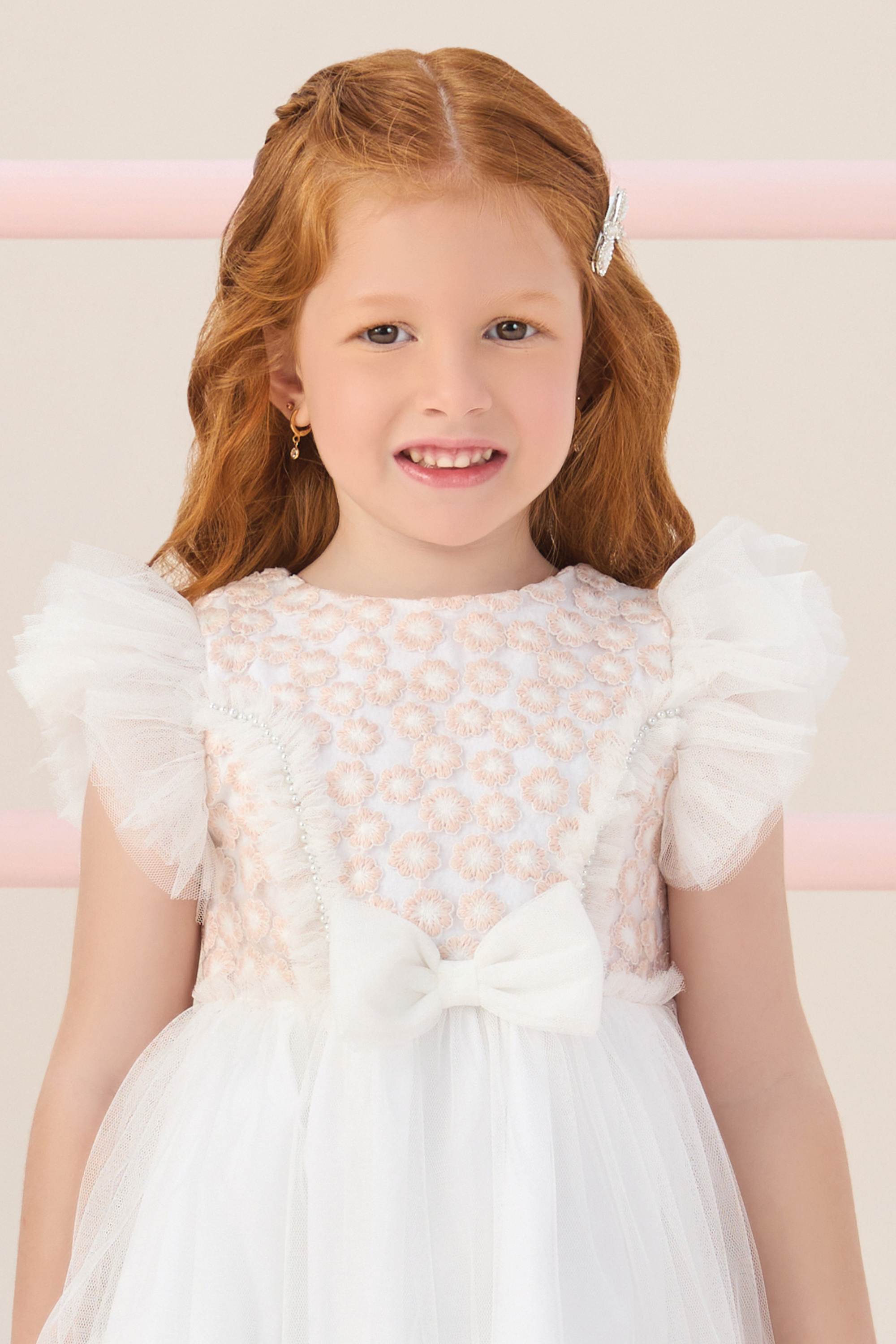 Formatura Vestido Branco Infantil Renda Petit Cherie Vestido